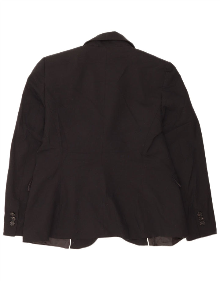 Giacca blazer a 1 bottone da donna Zara EU 40 poliestere nero medio