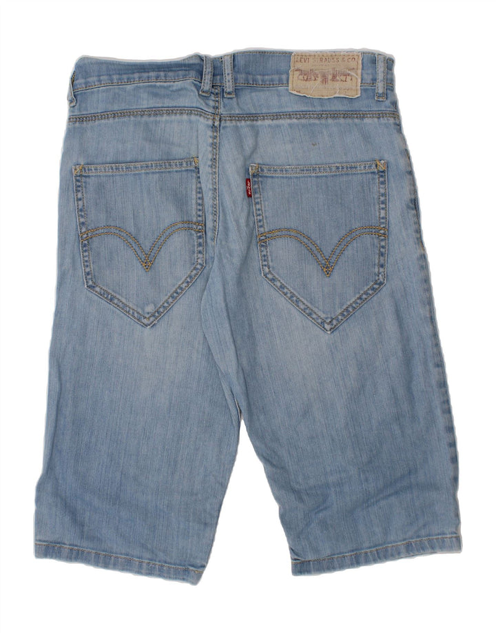 LEVI'S Boys Denim Bermuda Shorts 11-12 Years W28  Blue Cotton Vintage Levi's and Second-Hand Levi's from Messina Hembry 