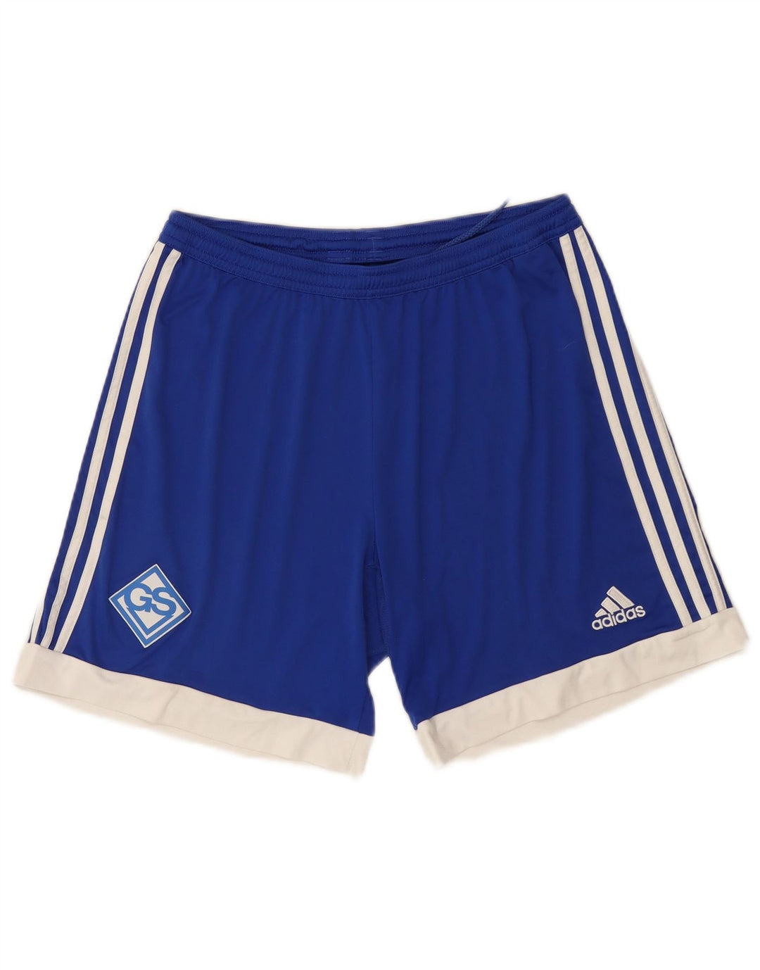 Pantaloncini sportivi Adidas Climacool da uomo grandi in poliestere color block blu