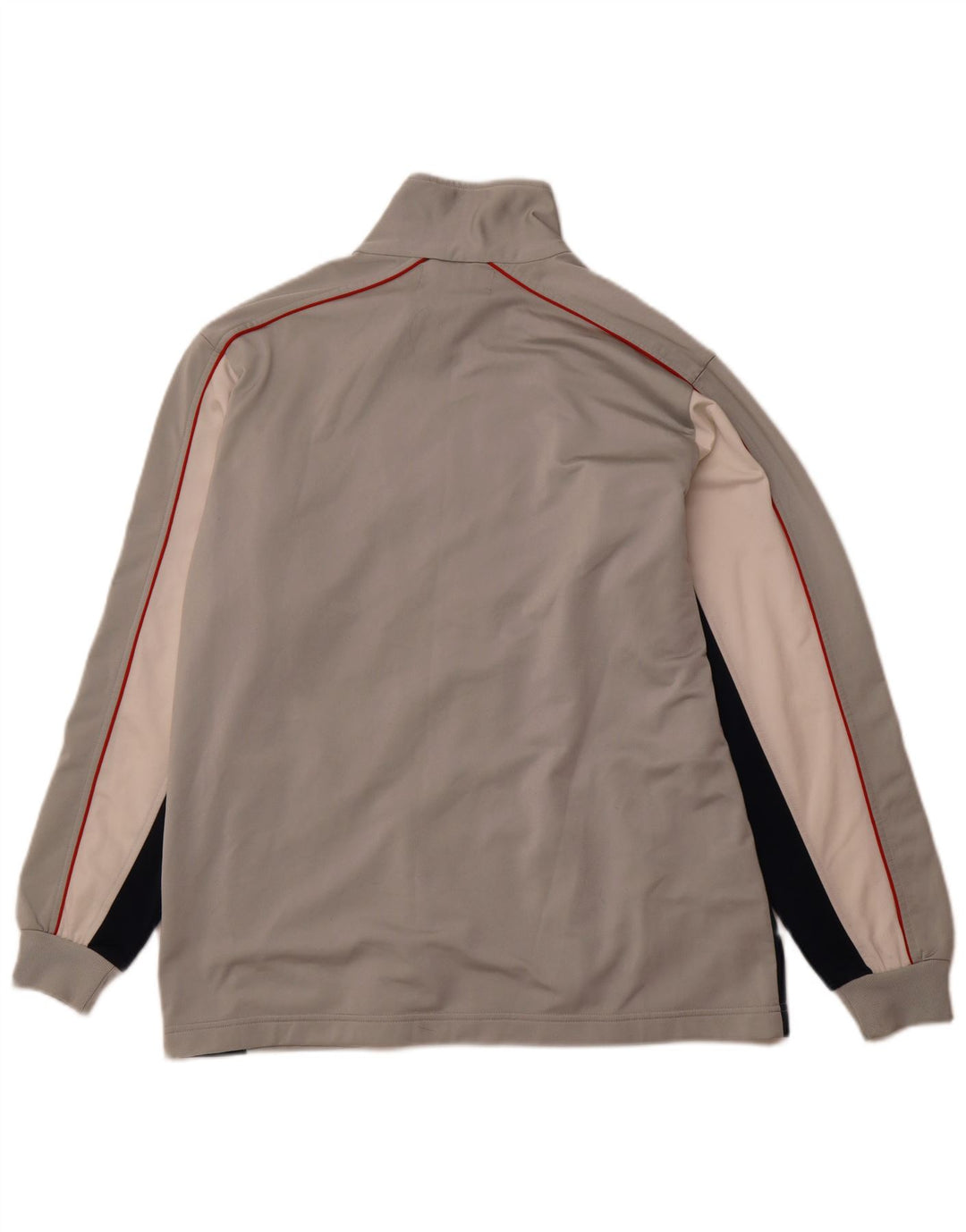 Giacca da tuta da uomo KAPPA grande in poliestere color block grigio