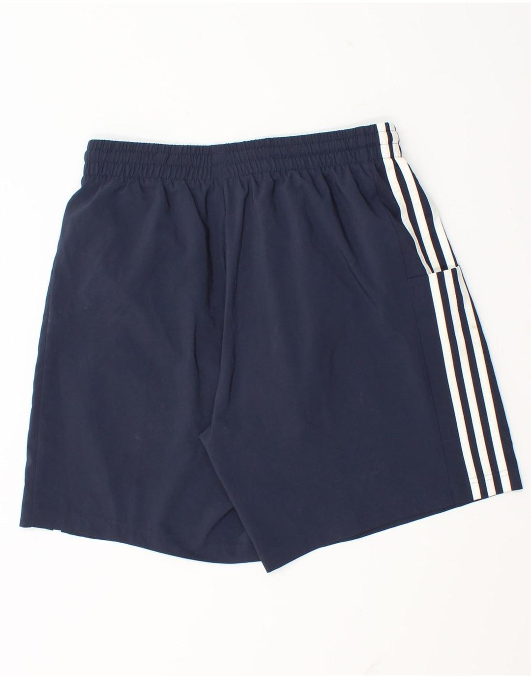 Pantaloncini sportivi da uomo Adidas medi in poliestere blu navy