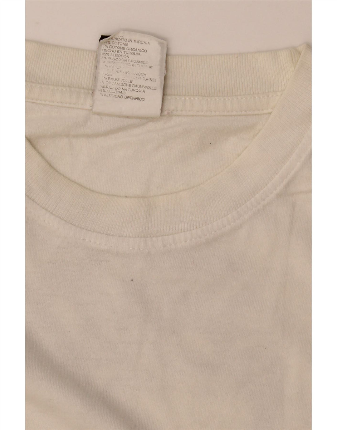 T-shirt grafica da uomo Timberland Top in cotone bianco medio