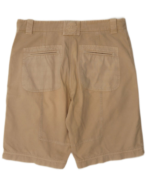 Pantaloncini chino grafici vintage da uomo W36 grandi beige