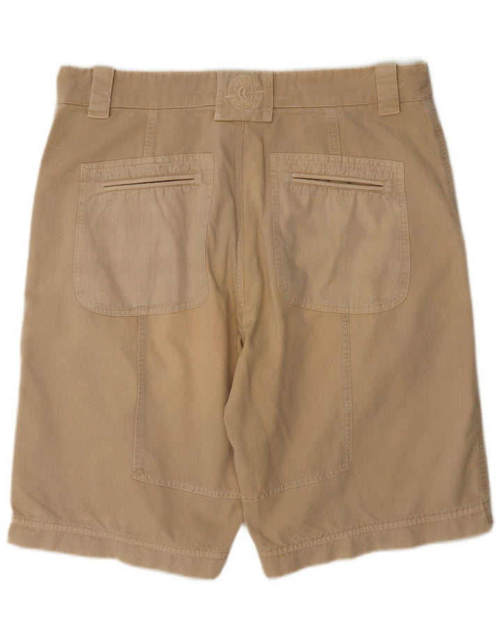 Pantaloncini chino grafici vintage da uomo W36 grandi beige