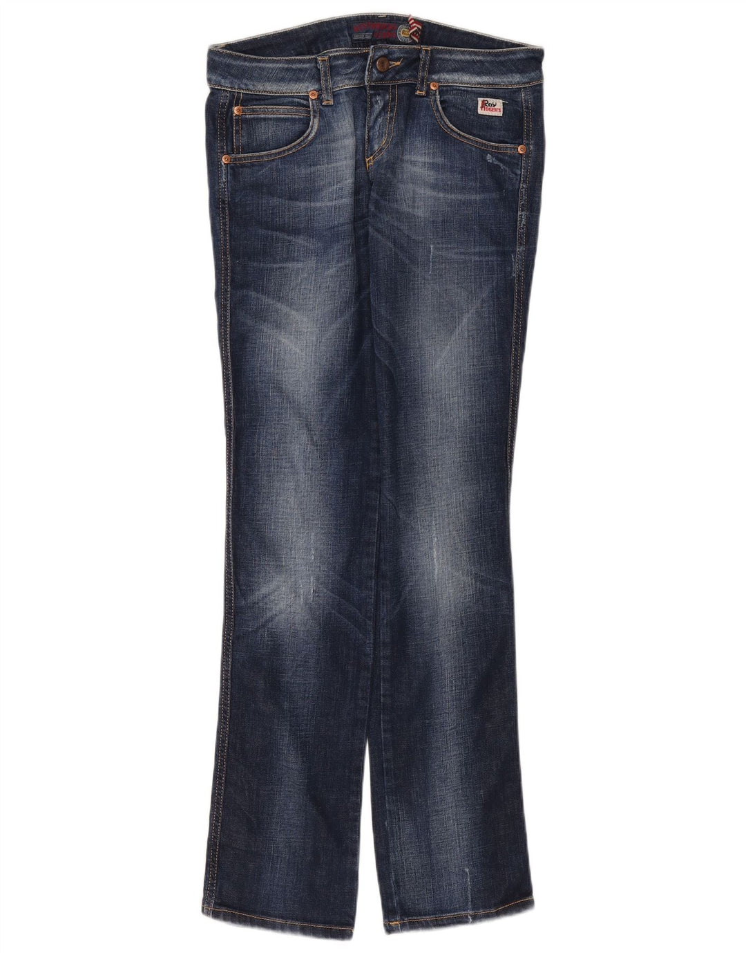 Jeans dritti da donna Roy Rogers W32 L34 Blu navy