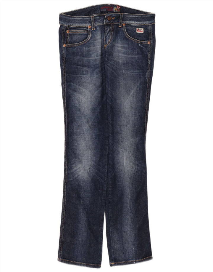 Jeans dritti da donna Roy Rogers W32 L34 Blu navy