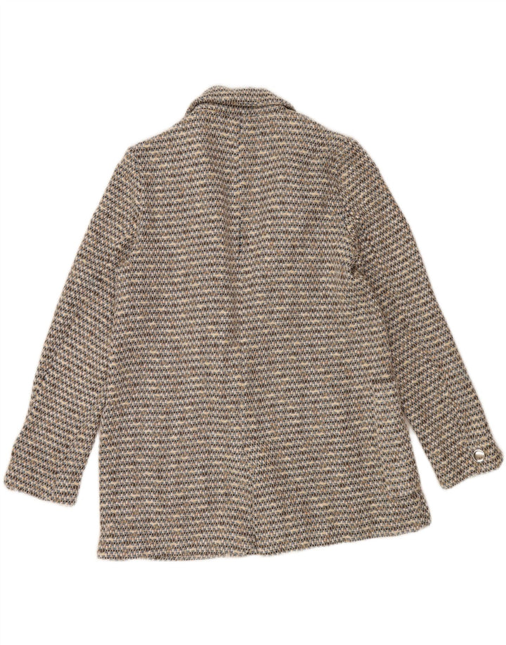 ZARA Womens Double Breasted Blazer Jacket UK 14 Medium Grey Check Vintage Zara and Second-Hand Zara from Messina Hembry 