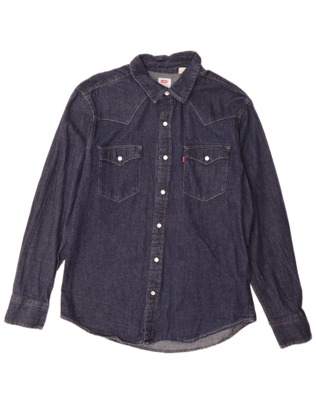 Camicia in denim vestibilità standard da uomo Levi's Blu medio classica