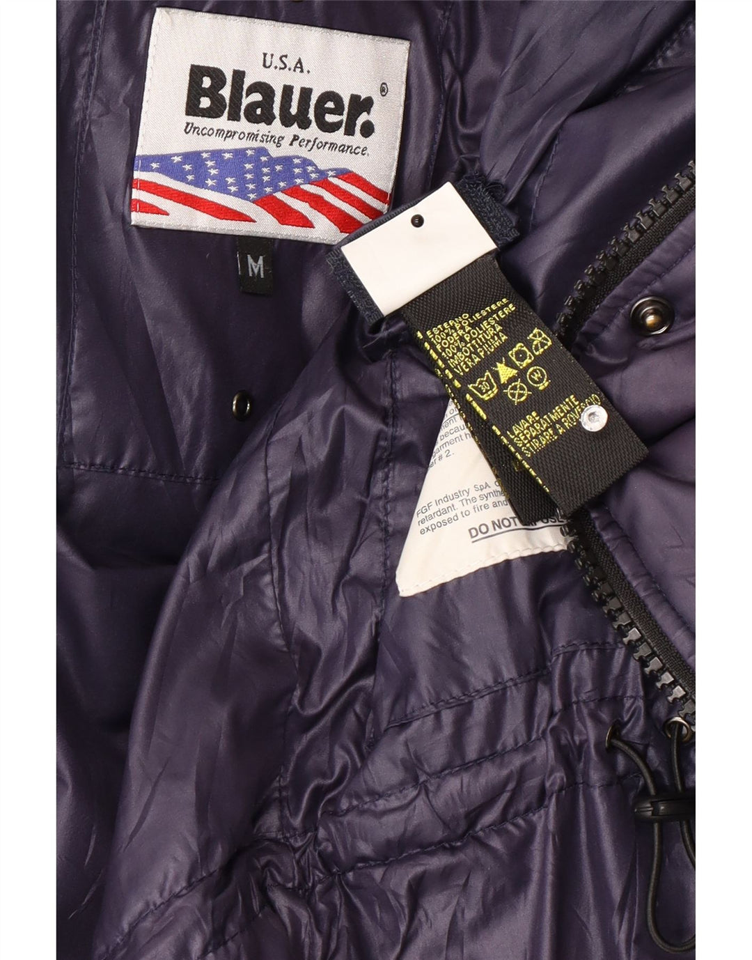 Giacca imbottita da donna Blauer UK 14 poliestere viola medio