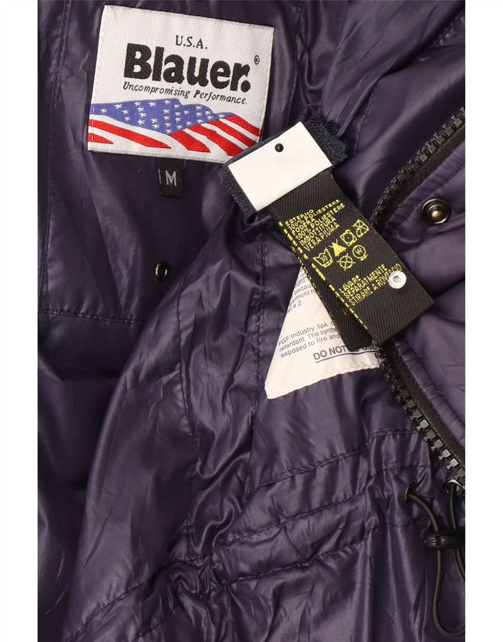 Giacca imbottita da donna Blauer UK 14 poliestere viola medio