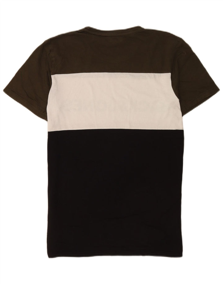 T-shirt grafica da uomo Jack & Jones Top grande multicolore a blocchi di colore
