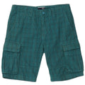 Pantaloncini cargo da uomo Sergio Tacchini IT 48 Medium W32 Cotone a quadri blu