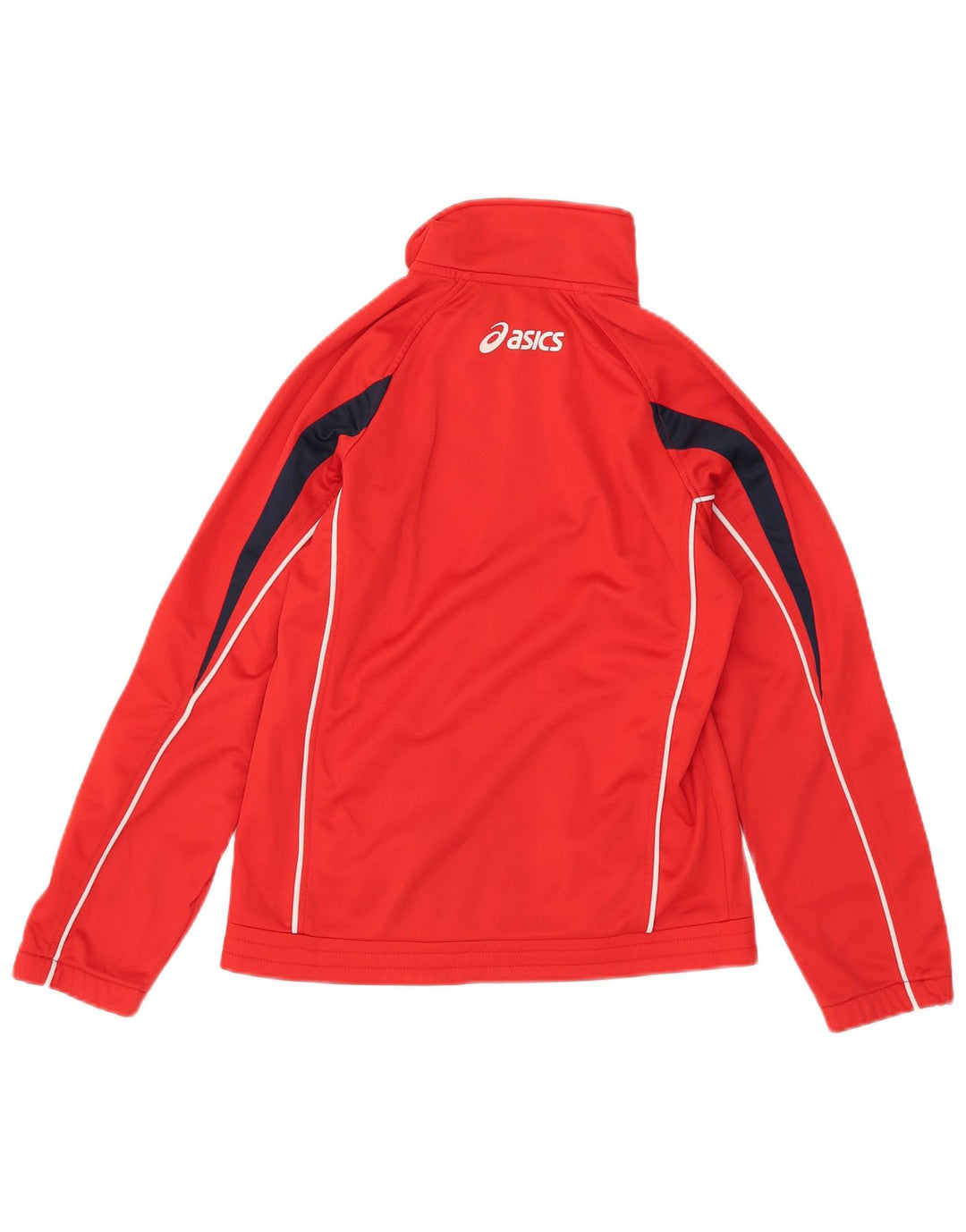 Giacca da ginnastica da donna Asics UK 8 Small Red Colourblock