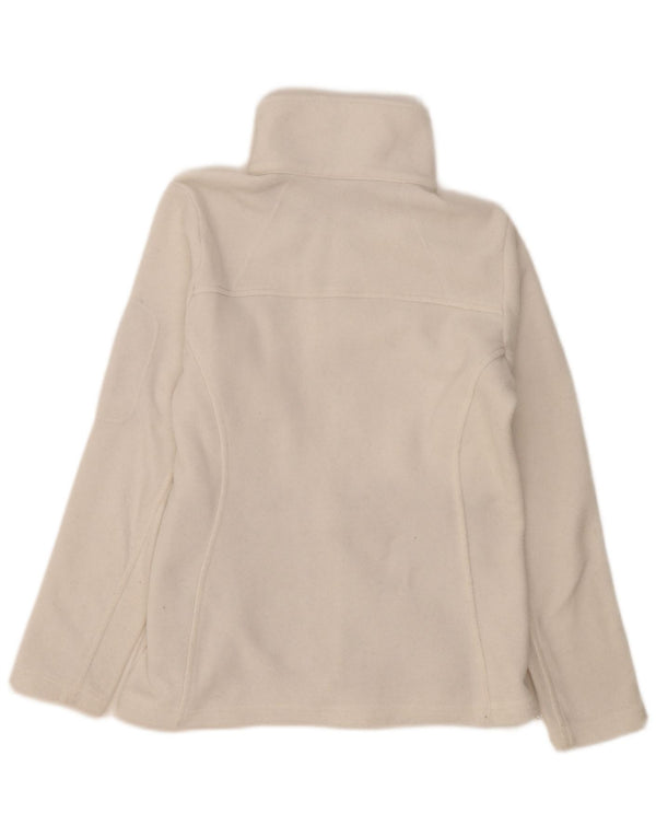 Giacca in pile da donna Columbia UK 10 Small Poliestere bianco