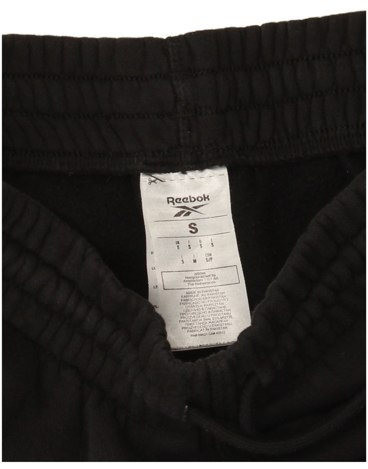 Pantaloncini sportivi Reebok da uomo piccoli in cotone nero