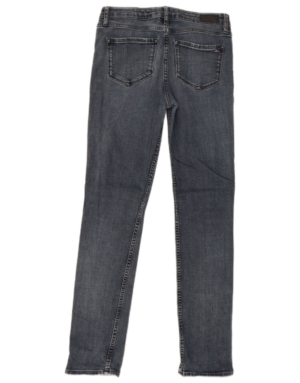 Jeans dritti Tommy Hilfiger da donna Roma RW W26 L32 cotone blu