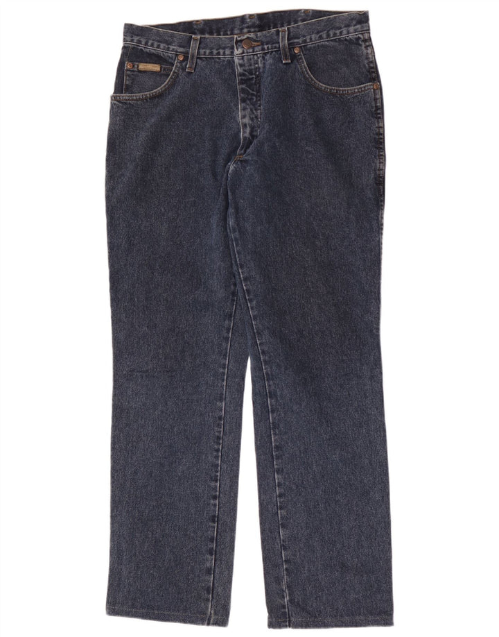 Jeans dritti da uomo Wrangler Texas W34 L32 cotone blu