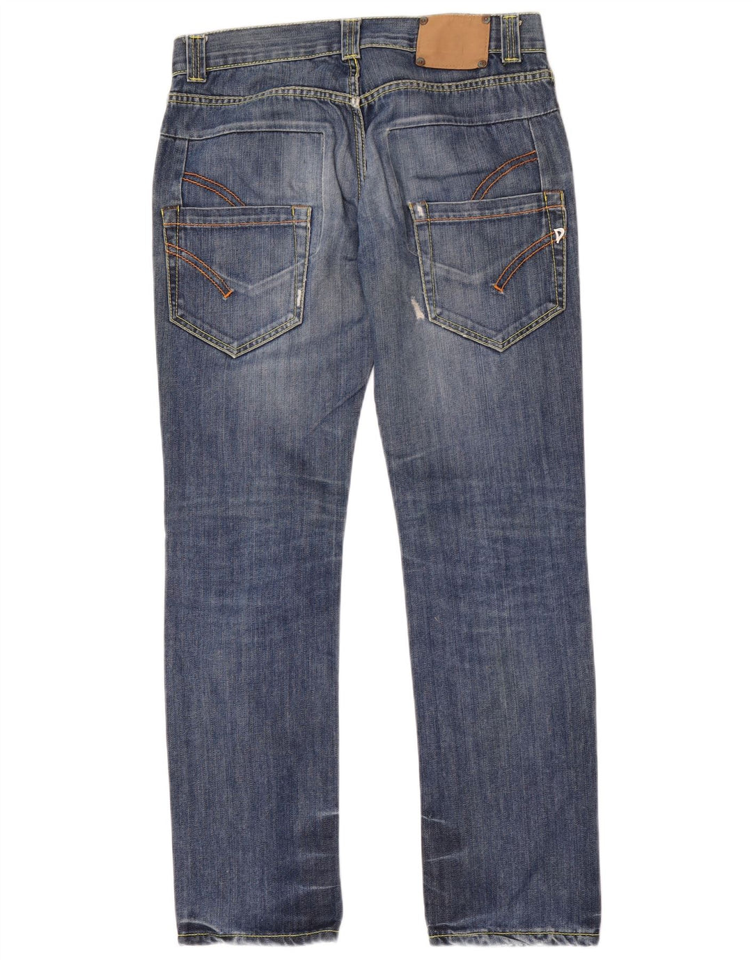 Dondup Jeans dritti Stan Dart da donna W29 L32 cotone blu