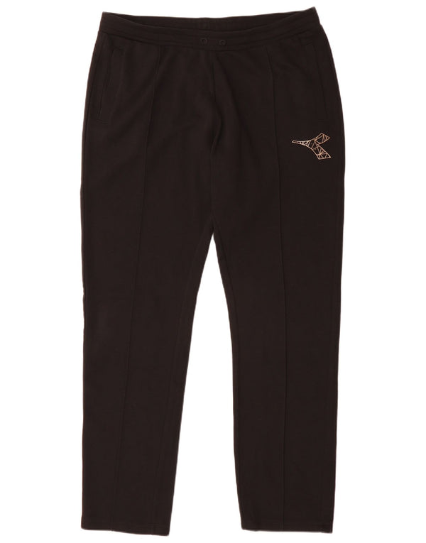 Pantaloni da tuta da donna Diadora UK 20 2XL Cotone nero