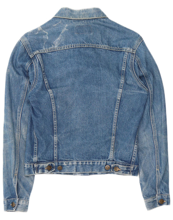 Giacca Jeans Donna Rifle IT 42 Blu Medio Cotone