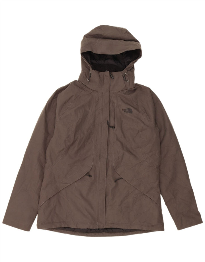 Giacca a vento con cappuccio da donna The North Face UK 16 Large Grigio Poliestere