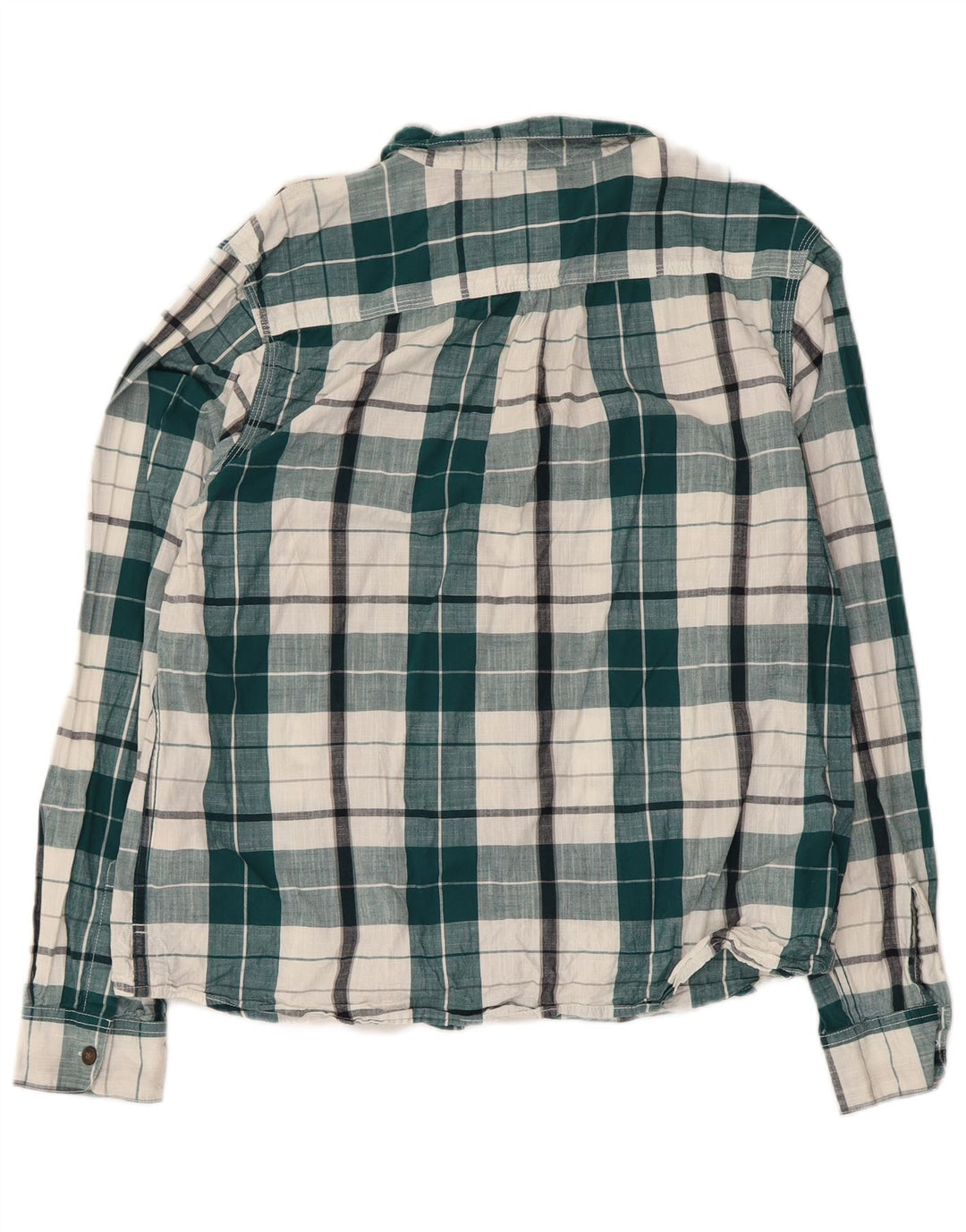Camicia da uomo Weird Fish XL in cotone a quadri verdi