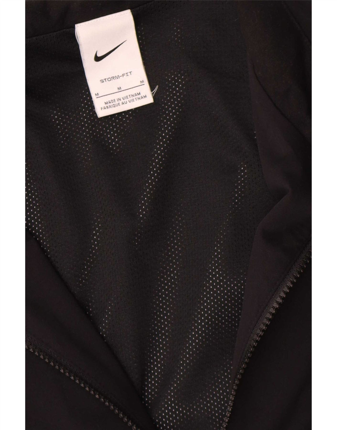 Giacca superiore della tuta Nike Storm-Fit da uomo, poliestere nero medio