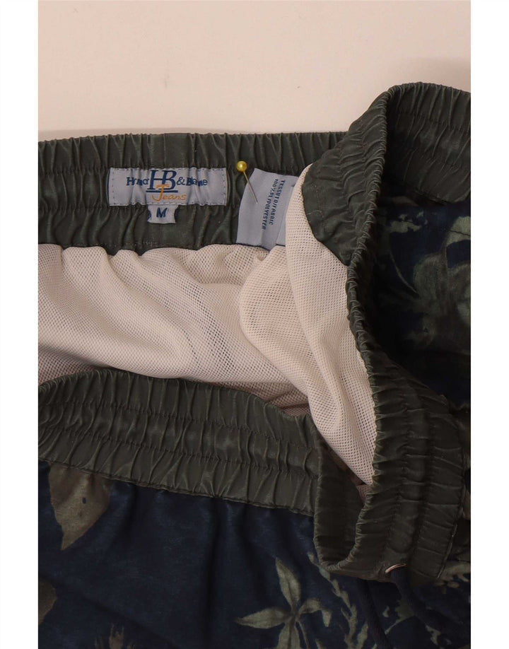 Pantaloncini da bagno grafici da uomo Harmont & Blaine medio blu navy floreale