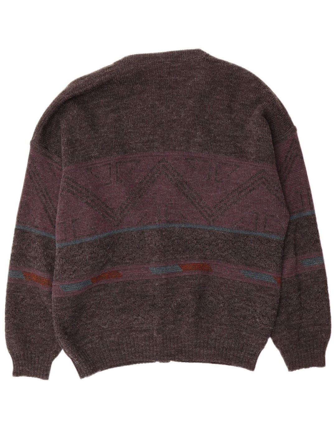 Maglione cardigan da uomo Angelo Litrico EU 48/50 Acrilico geometrico grigio medio