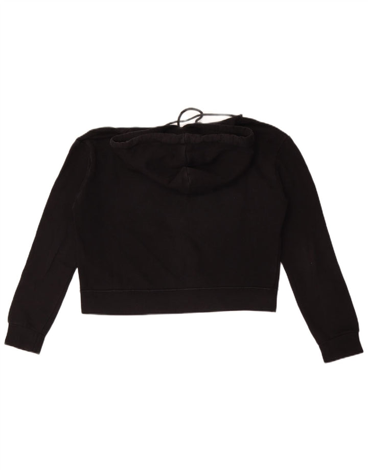 Maglione con cappuccio grafico da donna Crop Pyrex UK 14 cotone nero medio