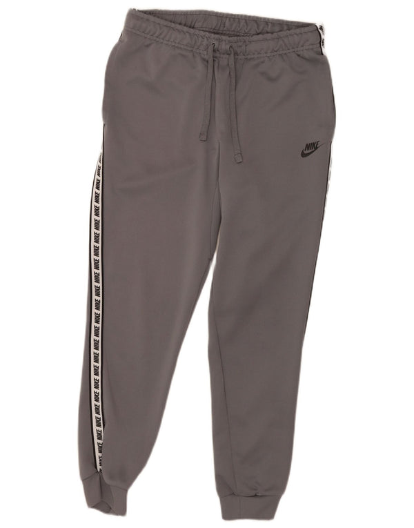 Pantaloni da tuta con grafica Nike da uomo, pantaloni da jogging, piccoli, color grigio
