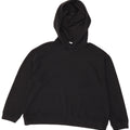 Maglione oversize con cappuccio da donna Zara UK 16 grande poliestere nero
