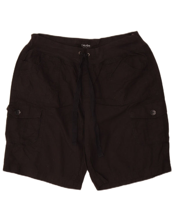 Pantaloncini cargo da uomo Calvin Klein XL W36 cotone nero