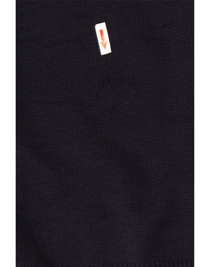 Maglione cardigan da uomo WESTBURY grande lana blu navy