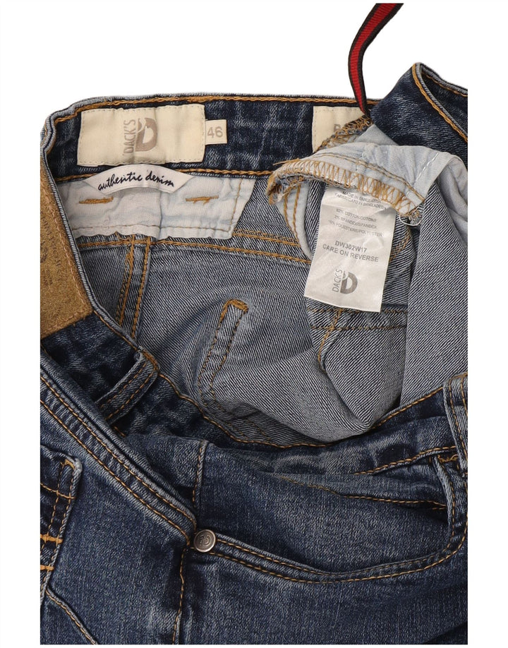 Jeans corti da donna Dack EU 46 XL W34 L25 cotone blu