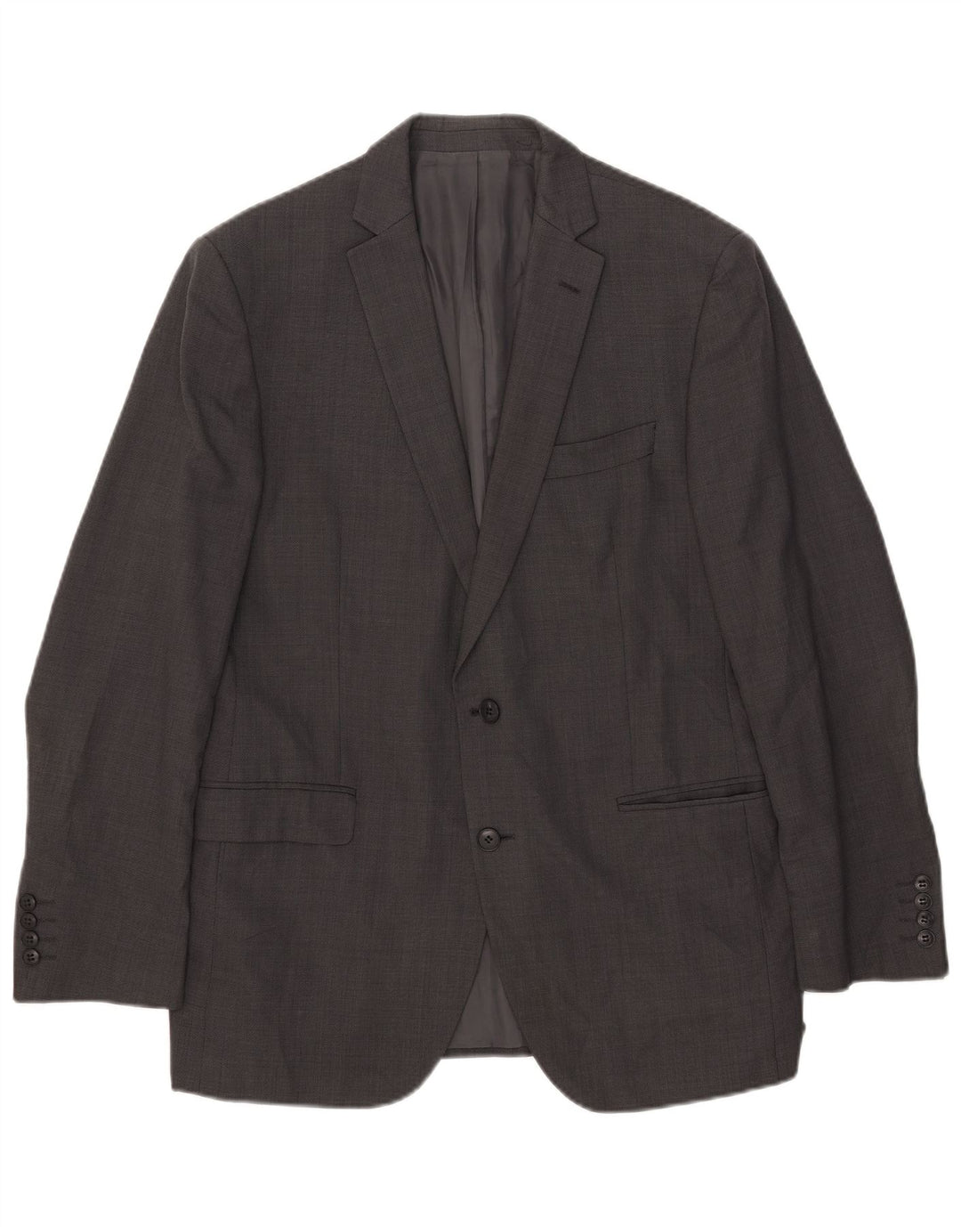 Giacca blazer a 2 bottoni Marks & Spencer da uomo UK 42 grande lana grigia