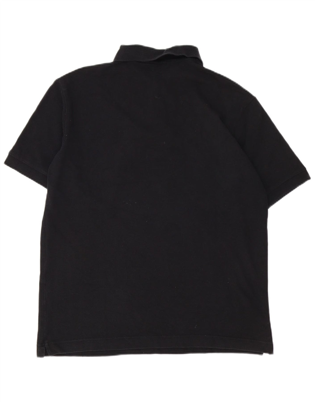 Polo Kappa Uomo Large Nera In Cotone