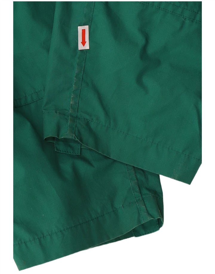 Giacca a vento vintage da uomo UK 42 XL poliestere verde
