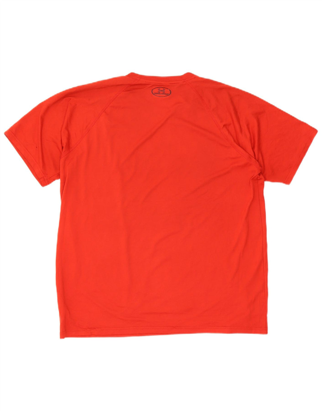 T-shirt grafica da uomo Under Armour Heat Gear Top grande poliestere rosso