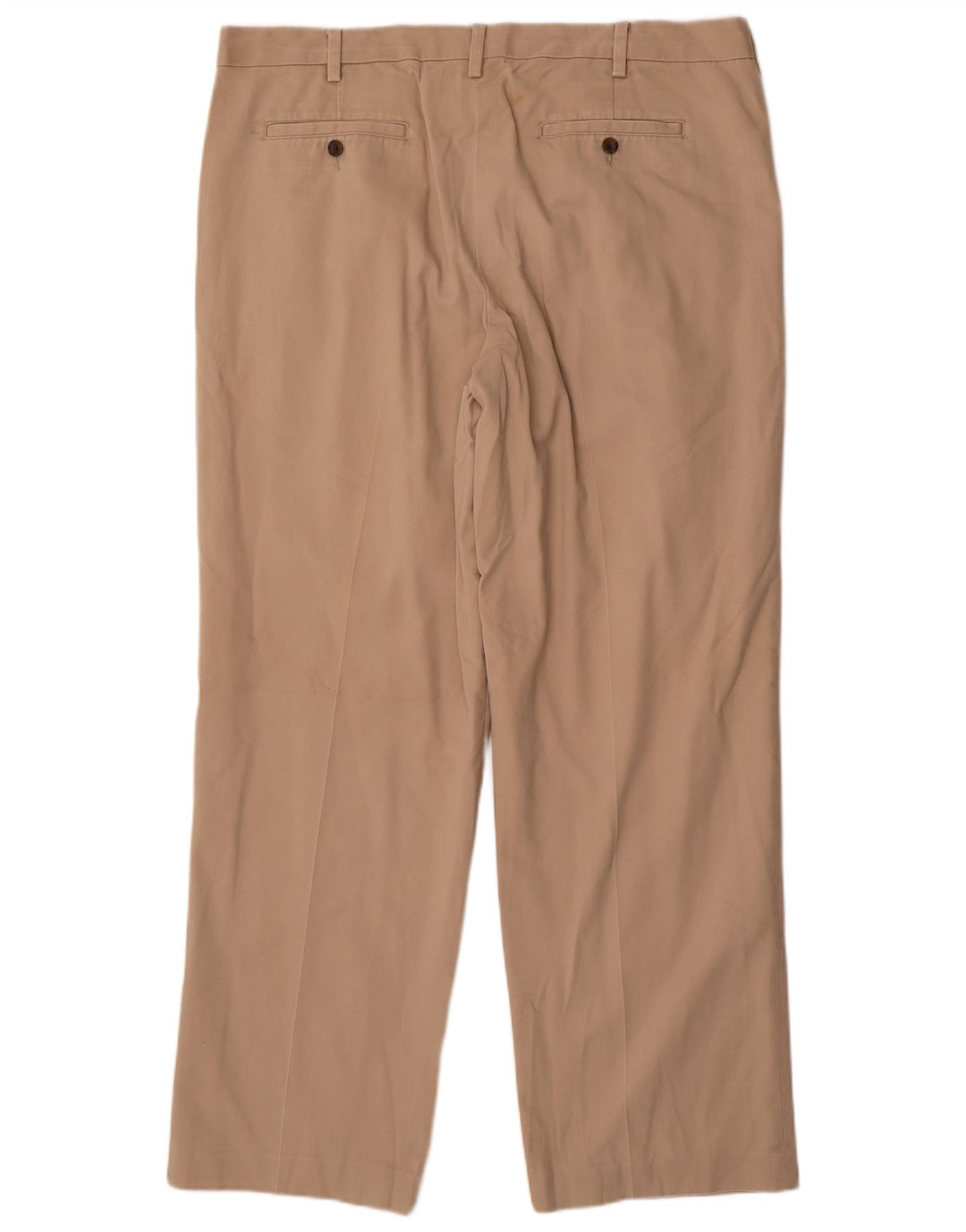 Pantaloni chino dritti da uomo Eddie Bauer W40 L32 cotone beige