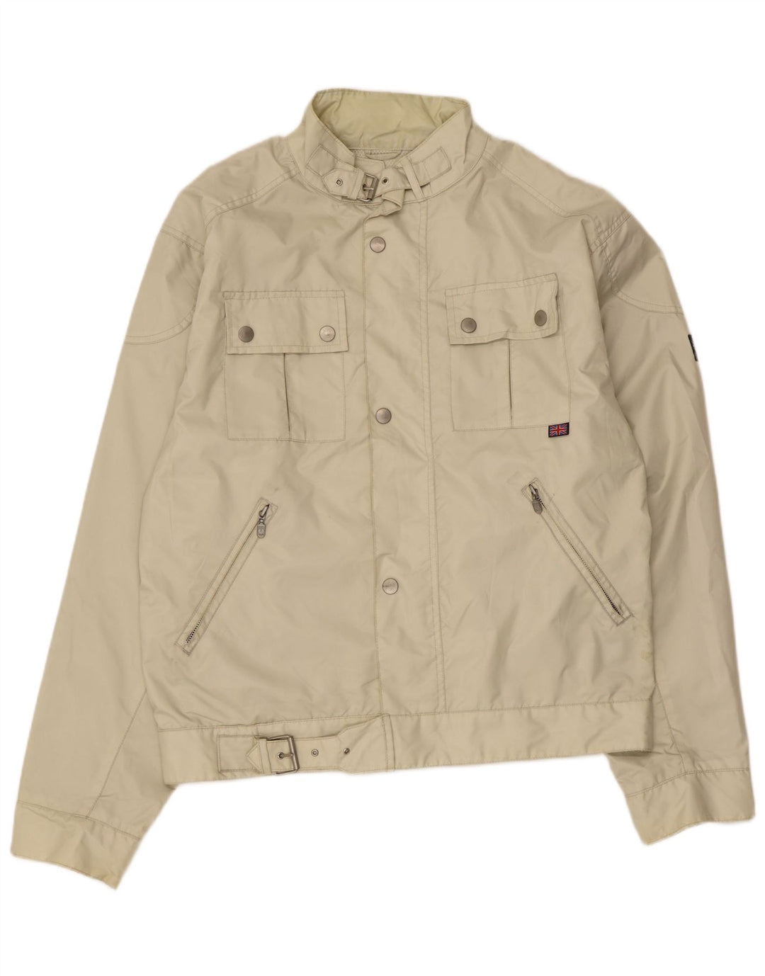 Giacca utility da uomo Belstaff UK 42 XL Nylon beige