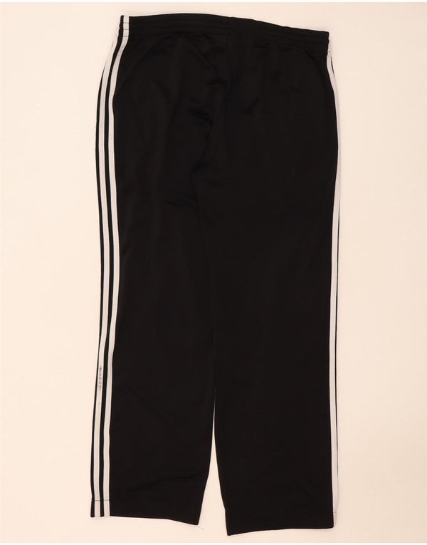 Pantaloni da tuta da uomo Adidas Large neri in poliestere