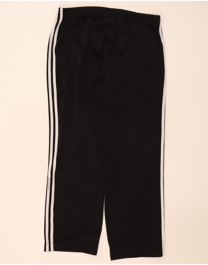 Pantaloni da tuta da uomo Adidas Large neri in poliestere