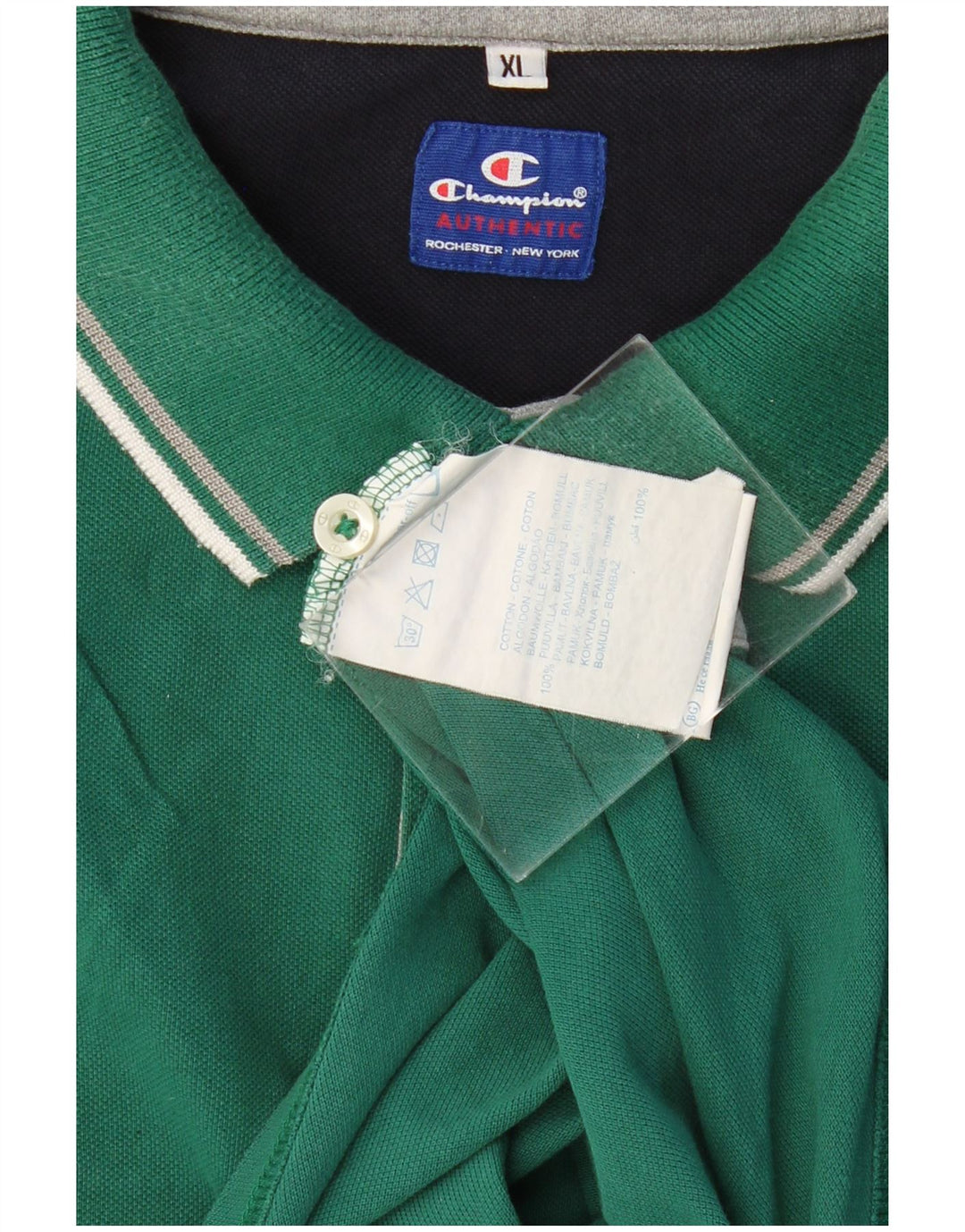 Polo da uomo CHAMPION XL in cotone verde