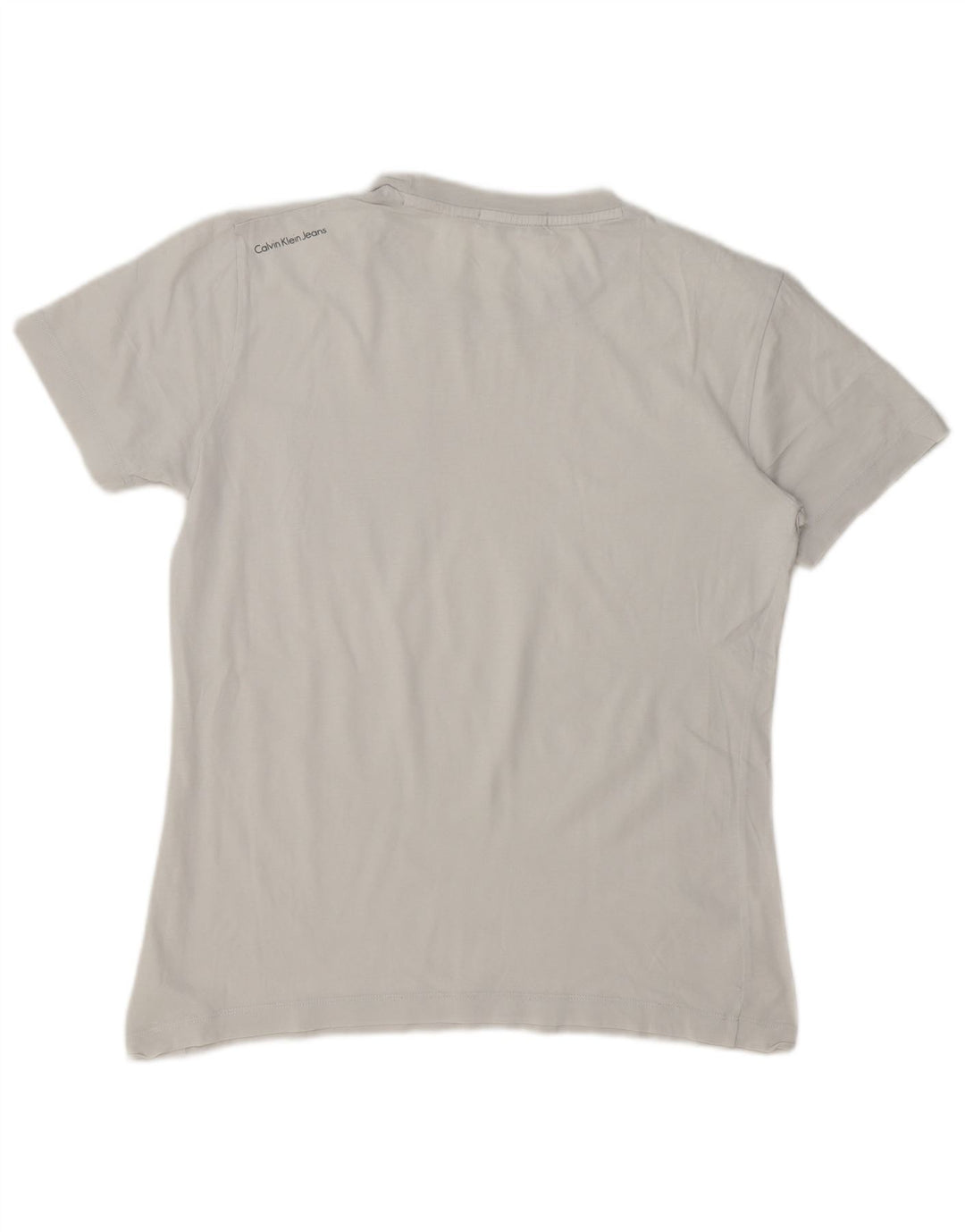 T-shirt grafica da uomo con vestibilità regolare Calvin Klein Jeans, colore bianco medio
