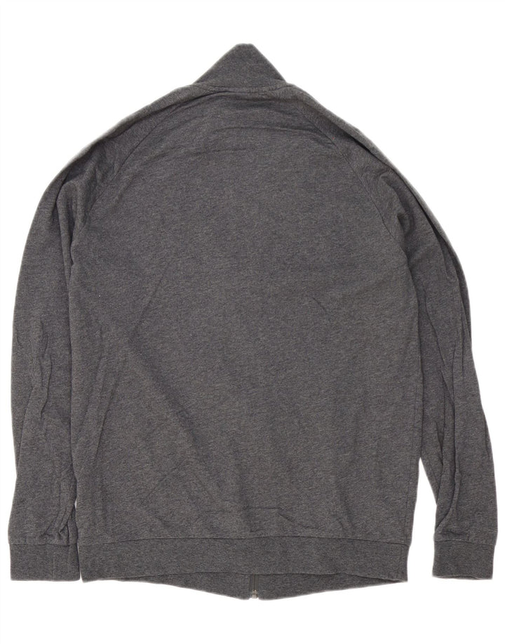 Giacca da tuta da uomo Hugo Boss in cotone grigio medio