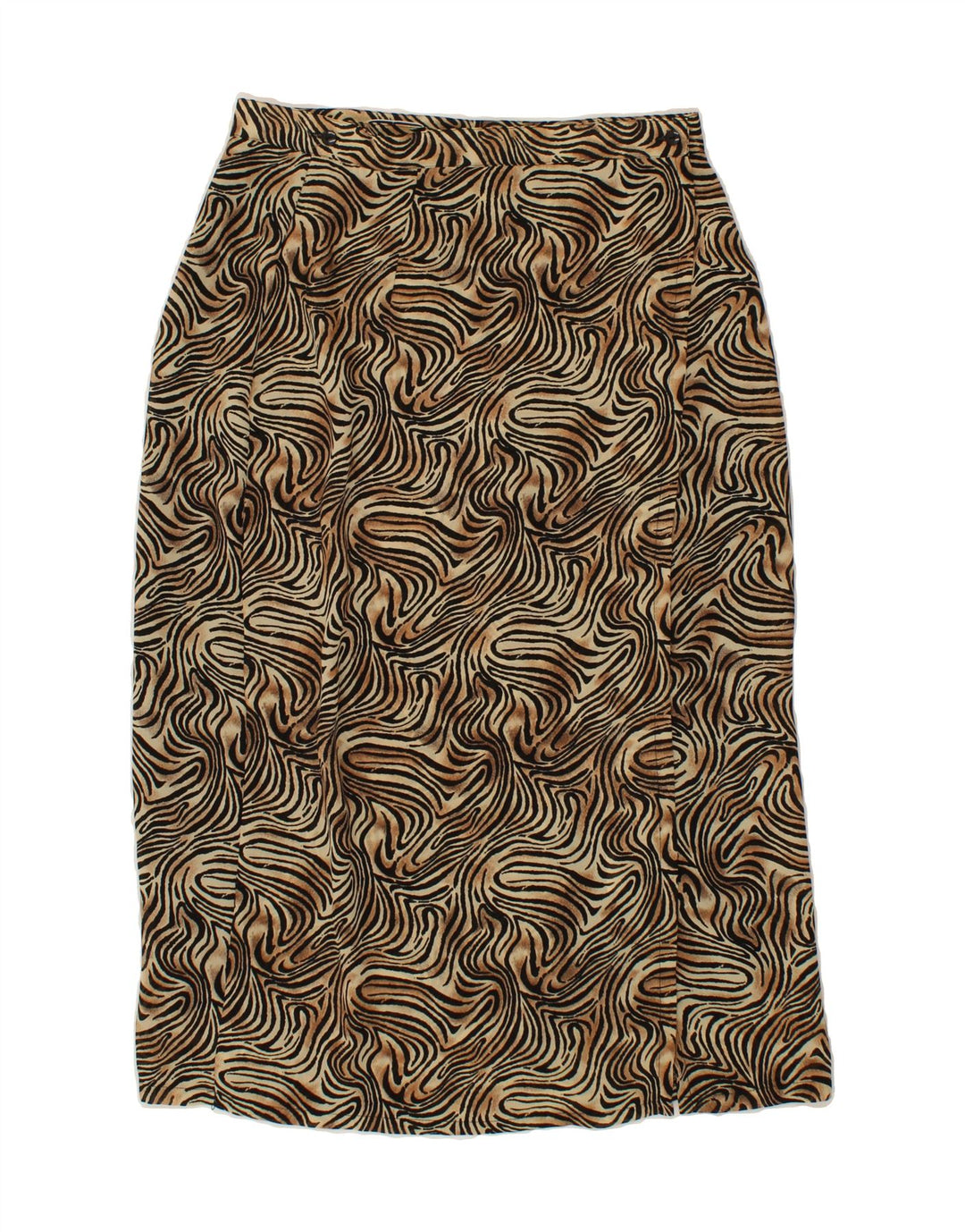 VINTAGE Womens Pencil Skirt W30  Medium Brown Animal Print Vintage Vintage and Second-Hand Vintage from Messina Hembry 