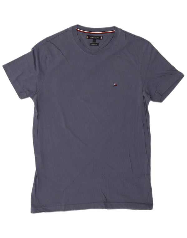 T-shirt da uomo Tommy Hilfiger Top Small in cotone blu navy