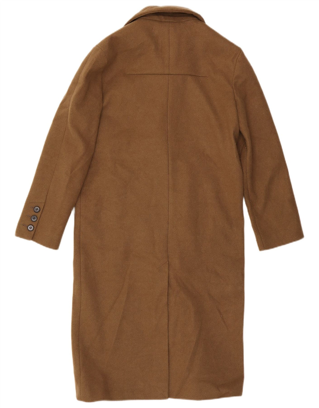 Topshop Cappotto doppio petto oversize da donna Petite UK 4 XS Marrone