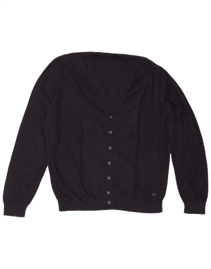 Maglione Cardigan Uomo Trussardi 2XL Blu Navy